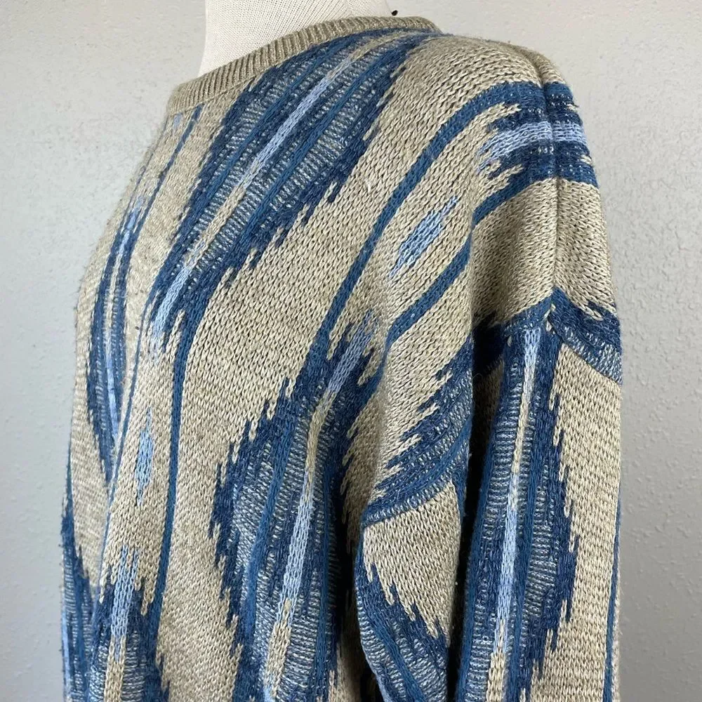 Jantzen Crew Neck Long Sleeve Sweater Size L EUC